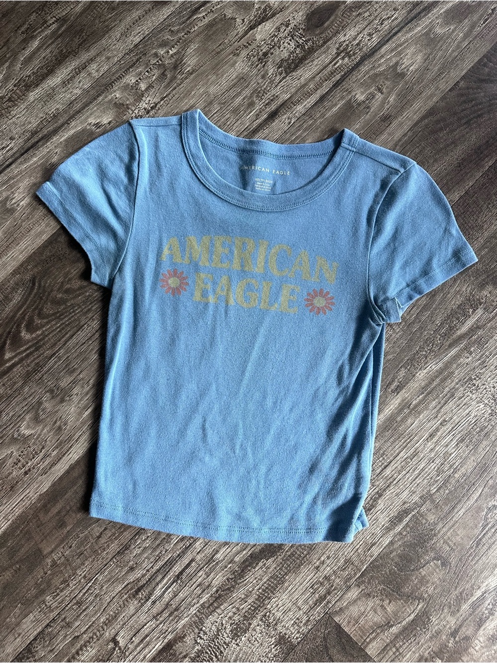 American Eagle Outfitters Logo Graphic Baby Tee